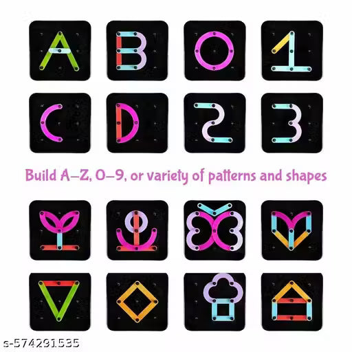 Alpha Numeric Puzzle - Alphabet Construction Puzzle Toys For Kids - Multi Activity Toys For Age Group Of 3 To 5 Year
