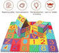 ABC AND 123 rubber puzzle set/ multicolors/ learning and reading skill improve/
