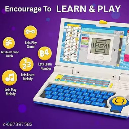 English Learner Laptop Toy for Kids | 20 Fun Activities | ABC, Numbers, Maths, Music & Games | Educational Toy (3+ Years)