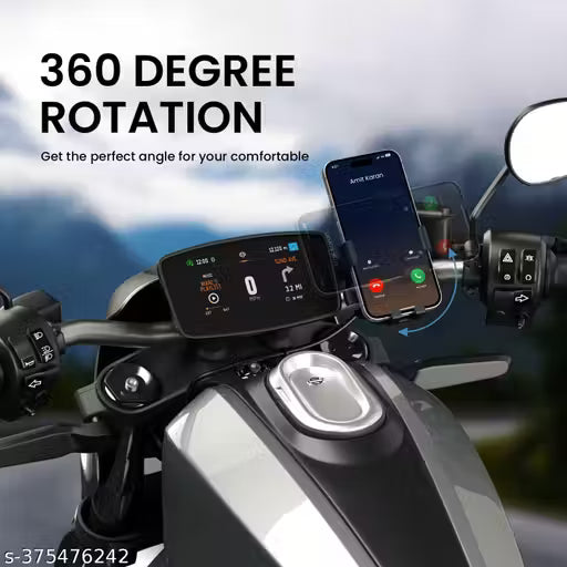 Portronics Mobike 4 Bike Phone Mount with 360