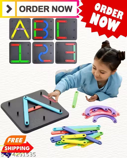 Alpha Numeric Puzzle - Alphabet Construction Puzzle Toys For Kids - Multi Activity Toys For Age Group Of 3 To 5 Year